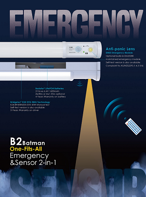 Fanxstar अभिनव आपतकालीन प्रकाश समाधान: Bridgelux K24 2-in-1 बुद्धिमान आपतकालीन एलईडी चालक पावर आपूर्ति