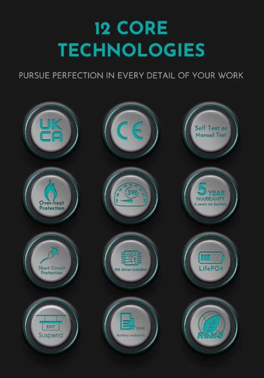 Suspended Led Emergency Exit Sign Light